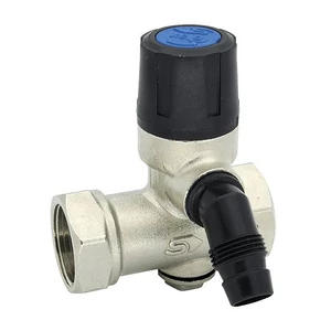 Biztonsági szelep Bojler/Tartály  1/2"BM-1/2"BM, 6,7bar 80°C visszacsapószeleppel TE-2852