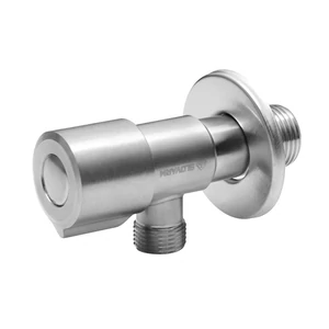 Sarokcsap, Kerámia 1/2"-3/8" STAINLESS STEEL TE-66N DN10