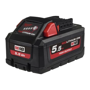Milwaukee akkumulátor  M18 HB5.5 M18  High Output  18 V 5,5 Ah
