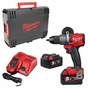 Milwaukee akkumulátoros ÜTVEFÚRÓ-CSAVAROZÓ készlet M18FPD-502X M18 FUEL™ (Gép+Töldő+2db 5.0 akkumulátor)