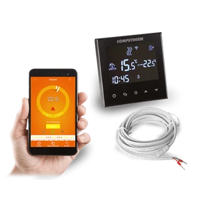 Computherm E300 Wifi programozható szobatermosztát radiátoros- és padlófűtési rendszerekhez