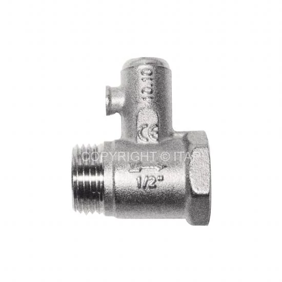 Biztonsági szelep Bojler 1/2"BM-1/2"KM, 6bar ISO 228