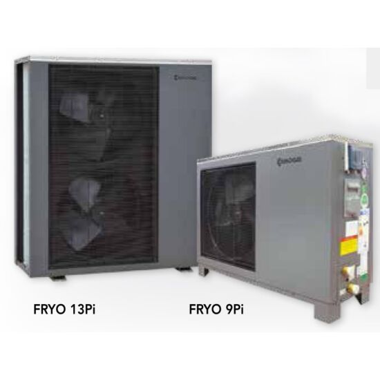 COSMOGAS FRYO 9Pi inverteres levegő/víz hőszivattyú 9,21 kW , 4,88 COP