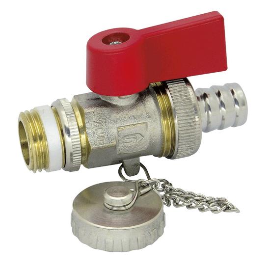 Golyóscsap Kazántöltő csap 1/2" - kontraanyás KE-271