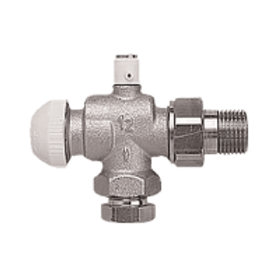 HERZ TS-90 termosztatikus felső szeleptest, axiál sarok, légtelenítős, 1/2”-15mm