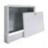 Osztószekrény falba építhető osztószekrény, (állítható magasság 575-665mm, szélesség  435mm és állítható mélység 110-175mm)