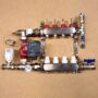 Kép 2/10 - Komplett padlófűtés Áramlásmérős osztó-gyűjtő  4 körös INOX testtel GRUNDFOS 25/60 A energia besorolású szivattyúval, BY-pass nélkül