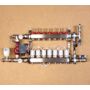 Kép 8/10 - Komplett padlófűtés Áramlásmérős osztó-gyűjtő  7 körös INOX testtel WILO  A energia besorolású szivattyúval, BY-passal