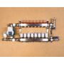 Kép 9/10 - Komplett Padlófűtés osztó-gyűjtő modul, szivattyúval, 8 körös /rozsdamentes/