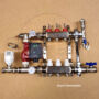 Kép 5/7 - Komplett padlófűtés Áramlásmérős osztó-gyűjtő  3 körös INOX testtel WILO  A energia besorolású szivattyúval, BY-passal