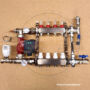 Kép 5/7 - Komplett padlófűtés Áramlásmérős osztó-gyűjtő  4 körös INOX testtel WILO  A energia besorolású szivattyúval, BY-pass nélkül