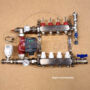 Kép 2/7 - Komplett padlófűtés Áramlásmérős osztó-gyűjtő  4 körös INOX testtel GRUNDFOS 25/60 A energia besorolású szivattyúval, BY-pass nélkül