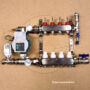 Kép 3/7 - Komplett padlófűtés Áramlásmérős osztó-gyűjtő  4 körös INOX testtel WILO  A energia besorolású szivattyúval, BY-pass nélkül