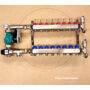 Kép 4/9 - STANDARD Komplett Padlófűtés osztó-gyűjtő modul, szivattyúval, 8 körös /rozsdamentes/ WILO szivattyúval