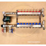 Kép 7/9 - STANDARD Komplett Padlófűtés osztó-gyűjtő modul, szivattyúval, 8 körös /rozsdamentes/ DAB szivattyúval szakaszoló elzáróval